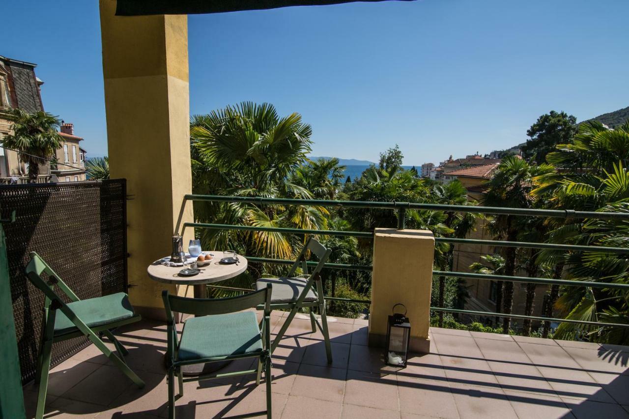 Penthouse Floor Or Floor Piano Nobile In An Austro Hungarian Villa Parking Wifi Away From Roads Green Nr Beach Opatija Exterior foto